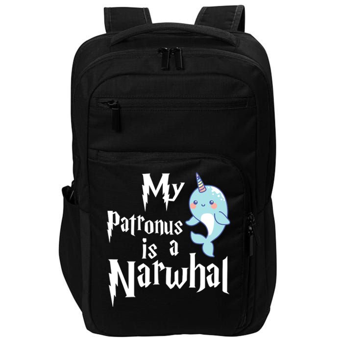 My Patronus Is A Narwhal Wo Narwhal Lovers Girl Gift Impact Tech Backpack