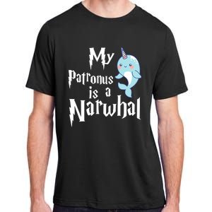 My Patronus Is A Narwhal Wo Narwhal Lovers Girl Gift Adult ChromaSoft Performance T-Shirt