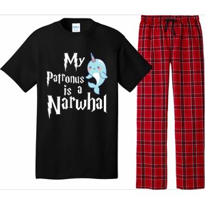 My Patronus Is A Narwhal Wo Narwhal Lovers Girl Gift Pajama Set