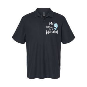 My Patronus Is A Narwhal Wo Narwhal Lovers Girl Gift Softstyle Adult Sport Polo