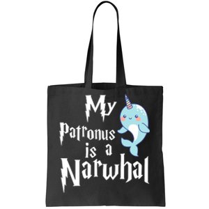 My Patronus Is A Narwhal Wo Narwhal Lovers Girl Gift Tote Bag