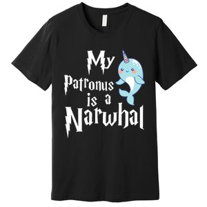 My Patronus Is A Narwhal Wo Narwhal Lovers Girl Gift Premium T-Shirt