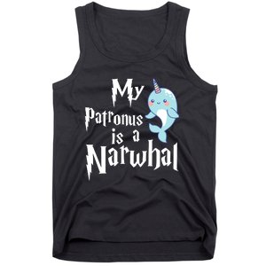 My Patronus Is A Narwhal Wo Narwhal Lovers Girl Gift Tank Top