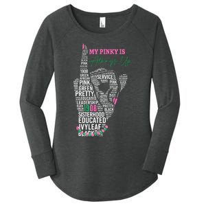 My Pink Is Allways Up 1908 Women's Perfect Tri Tunic Long Sleeve Shirt