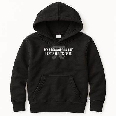 My Password Is The Last 8 Digits of Pi Engineer Funny Math Geek Nerdy Math Nerd  Kids Hoodie
