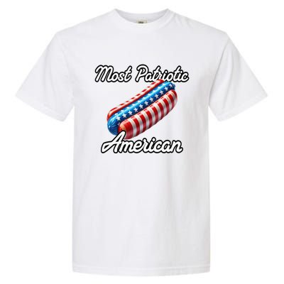 Most Patriotic In America Celebrating July 4th Garment-Dyed Heavyweight T-Shirt