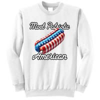 Most Patriotic In America Celebrating July 4th Sweatshirt