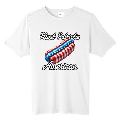 Most Patriotic In America Celebrating July 4th Tall Fusion ChromaSoft Performance T-Shirt