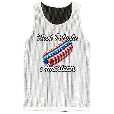 Most Patriotic In America Celebrating July 4th Mesh Reversible Basketball Jersey Tank