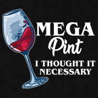Mega Pint I Thought It Necessary Ladies PosiCharge Tri-Blend Wicking Tank