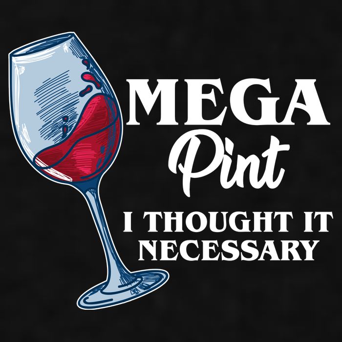 Mega Pint I Thought It Necessary Ladies PosiCharge Tri-Blend Wicking Tank