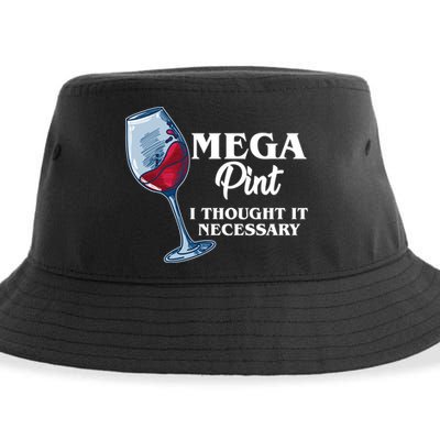 Mega Pint I Thought It Necessary Sustainable Bucket Hat