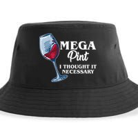 Mega Pint I Thought It Necessary Sustainable Bucket Hat