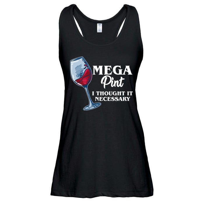 Mega Pint I Thought It Necessary Ladies Essential Flowy Tank