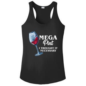 Mega Pint I Thought It Necessary Ladies PosiCharge Competitor Racerback Tank