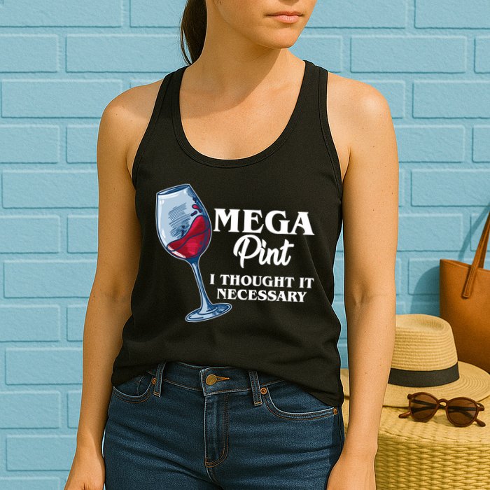 Mega Pint I Thought It Necessary Womens Tank Top