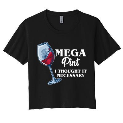 Mega Pint I Thought It Necessary Crop Top
