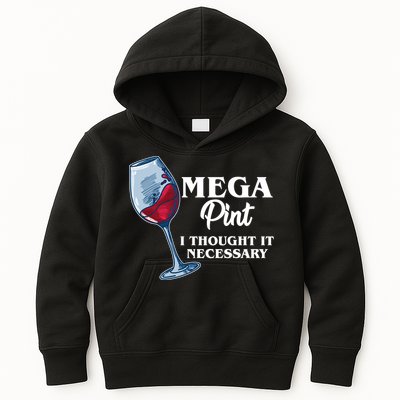 Mega Pint I Thought It Necessary Kids Hoodie