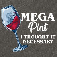 Mega Pint I Thought It Necessary Cotton Canvas Backpack