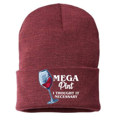 Mega Pint I Thought It Necessary Sustainable Knit Beanie