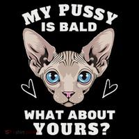 My Pussy Is Bald Adult Humor Funny Dirty Pun Joke Softstyle Adult Sport Polo