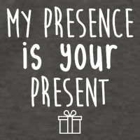 My Presence Is Your Present Funny Gift Vector Backpack