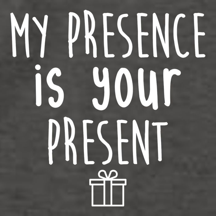 My Presence Is Your Present Funny Gift Vector Backpack