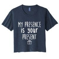 My Presence Is Your Present Funny Gift Crop Top