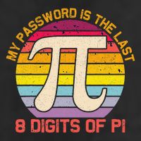 My Password is Last 8 Digits of Pi Day Cool Comfort Performance Bucket Hat