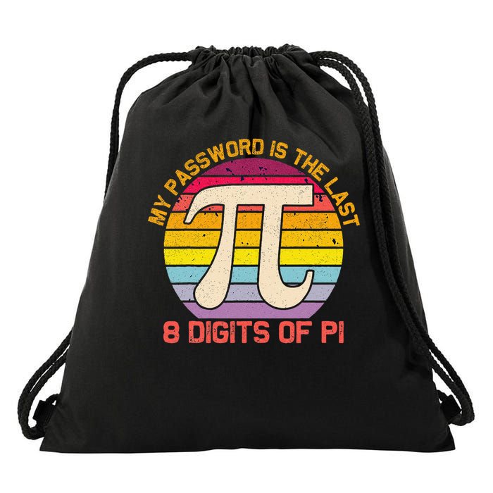 My Password is Last 8 Digits of Pi Day Drawstring Bag