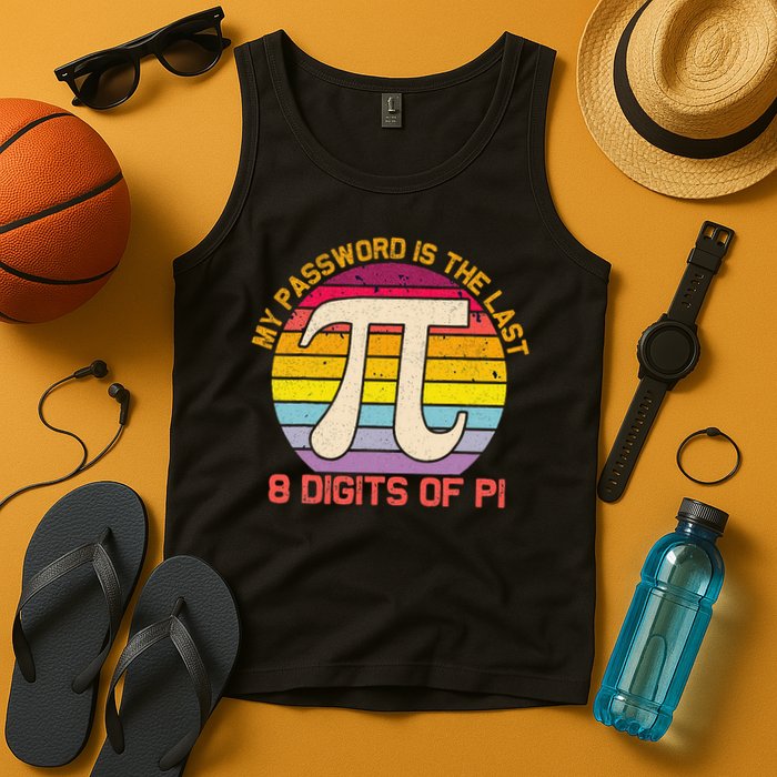 My Password is Last 8 Digits of Pi Day Tank Top