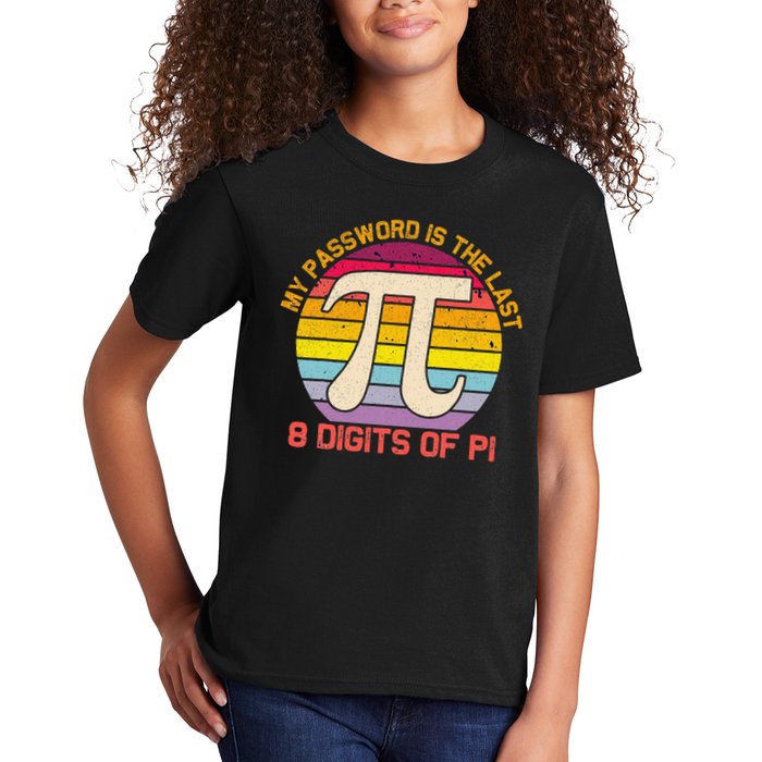 My Password is Last 8 Digits of Pi Day Kids T-Shirt