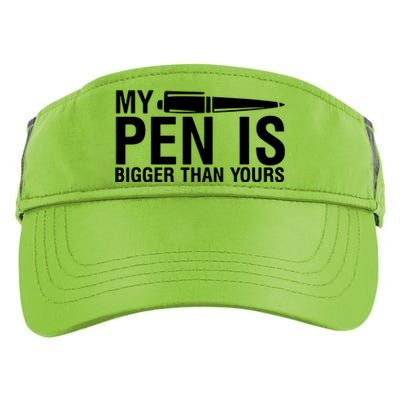 My Pen Is Bigger Than Yours Adult Drive Performance Visor