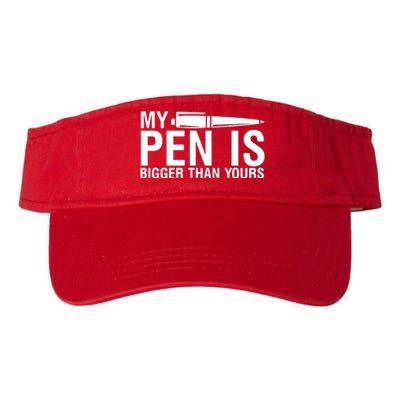 My Pen Is Bigger Than Yours Valucap Bio-Washed Visor