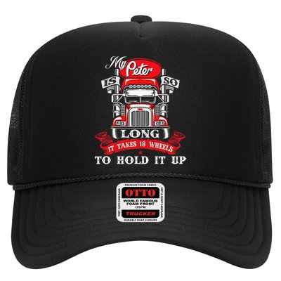 My Peter Is So Long Semi Truck Driver Trucker Big Rig Trucker Hat