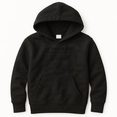 My Password Is The Last 8 Digits Of Pi Funny Pi Day .Png Kids Hoodie