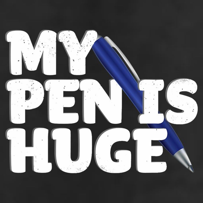 My Pen Is Huge Adult Humor Inappropriate Dirty Joke Adult Drive Performance Visor