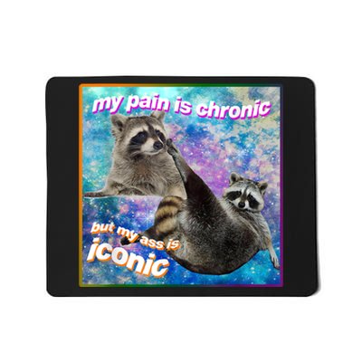 My Pain Is Chronic But My Ass Is Iconic Opossums Lover Mousepad