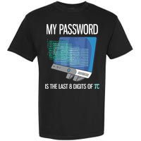 My Password Is The Last 8 Digits Of Pi Funny Programmer Garment-Dyed Heavyweight T-Shirt
