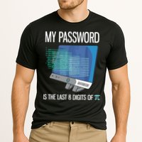 My Password Is The Last 8 Digits Of Pi Funny Programmer Performance Shirt