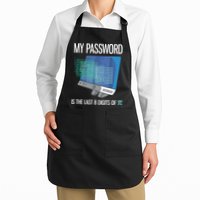 My Password Is The Last 8 Digits Of Pi Funny Programmer Apron