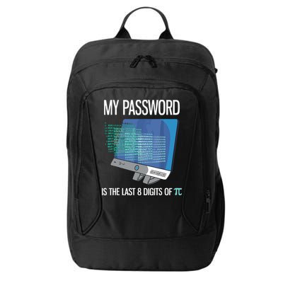 My Password Is The Last 8 Digits Of Pi Funny Programmer City Backpack