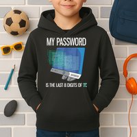 My Password Is The Last 8 Digits Of Pi Funny Programmer Kids Hoodie