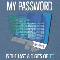 My Password Is The Last 8 Digits Of Pi Funny Programmer Garment-Dyed Sweatshirt