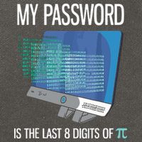 My Password Is The Last 8 Digits Of Pi Funny Programmer Cotton Canvas Backpack