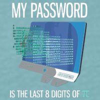 My Password Is The Last 8 Digits Of Pi Funny Programmer Sueded Cloud Jersey T-Shirt
