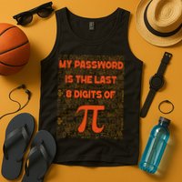 My Password Is The Last 8 Digits Of Pi Math Geek Nerd Pi Day Tank Top
