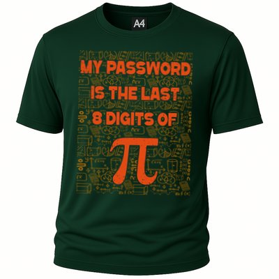 My Password Is The Last 8 Digits Of Pi Math Geek Nerd Pi Day Cooling Performance Crew T-Shirt