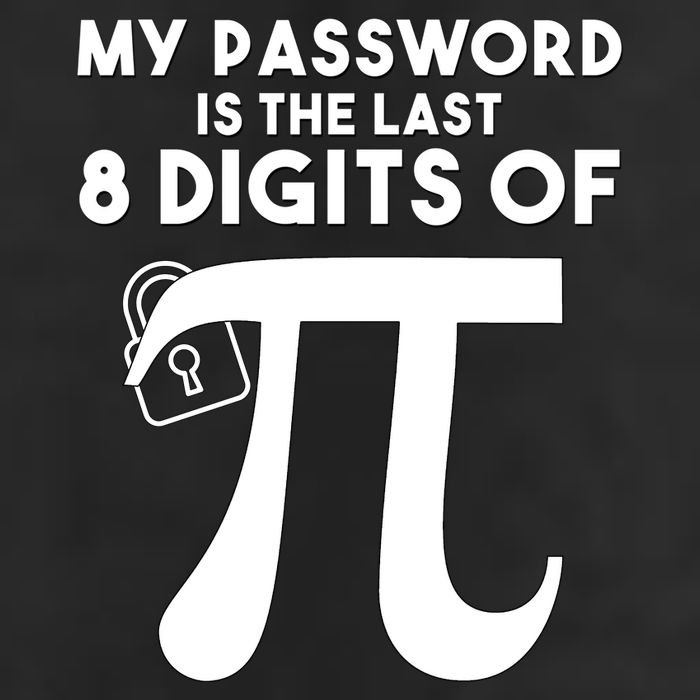 My Password Is The Last 8 Digits Of Pi Gift For Lovers Cool Comfort Performance Bucket Hat