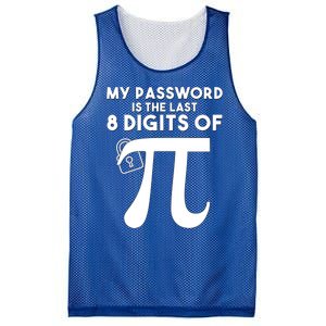 My Password Is The Last 8 Digits Of Pi Gift For Lovers Mesh Reversible Basketball Jersey Tank